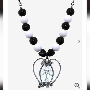 The Nightmare Before Christmas Jack Pumpkin Pendant Beaded Necklace